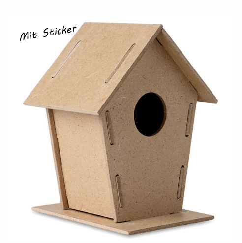 Vogelhaus-Bausatz aus Holz
