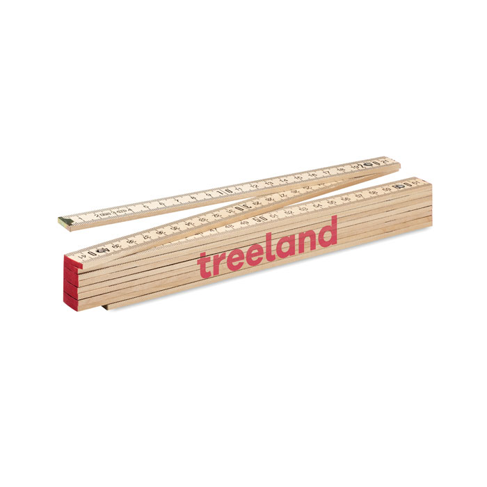 Holz-Zollstock, 2 Meter – natur