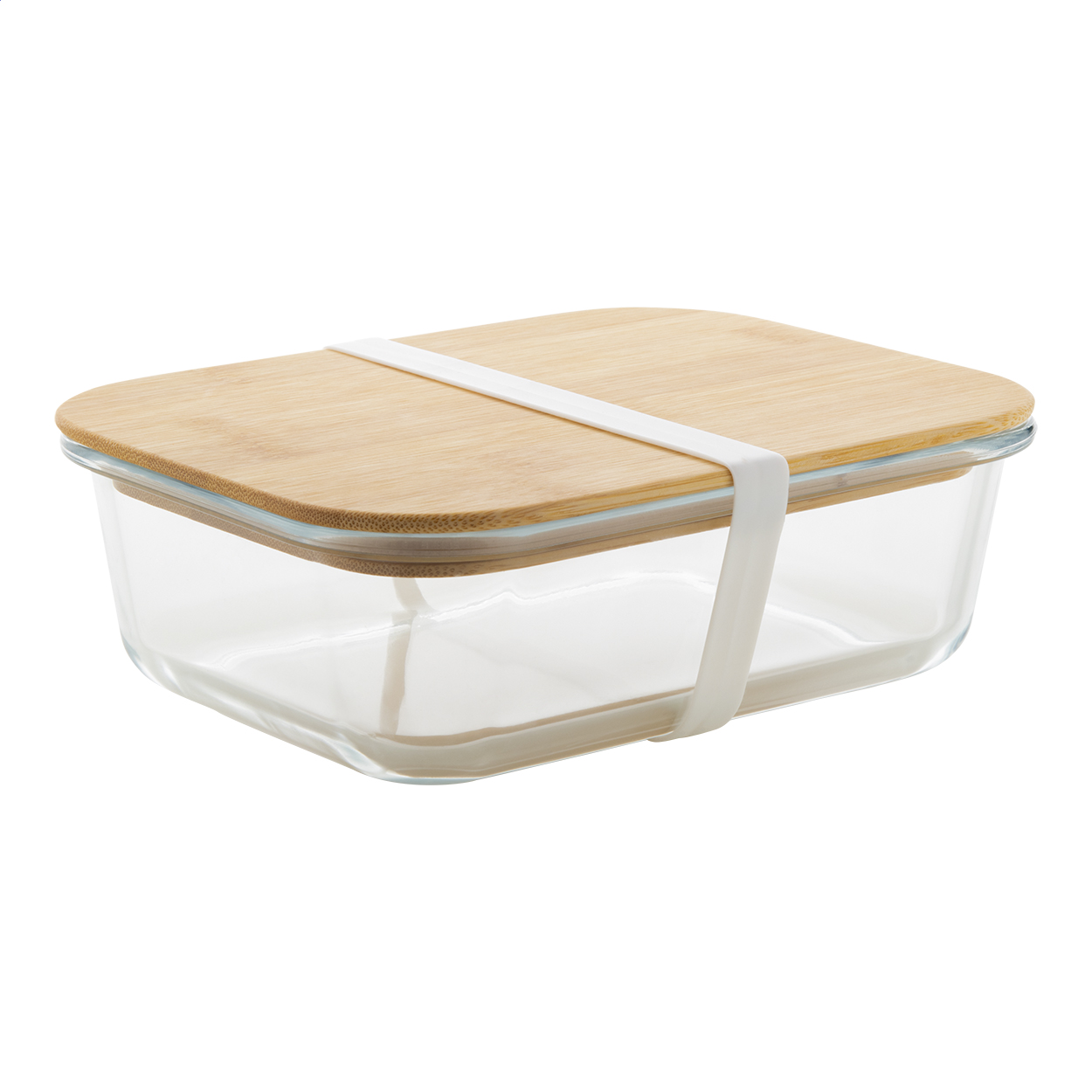 Glas-Lunchbox mit Bambusdeckel