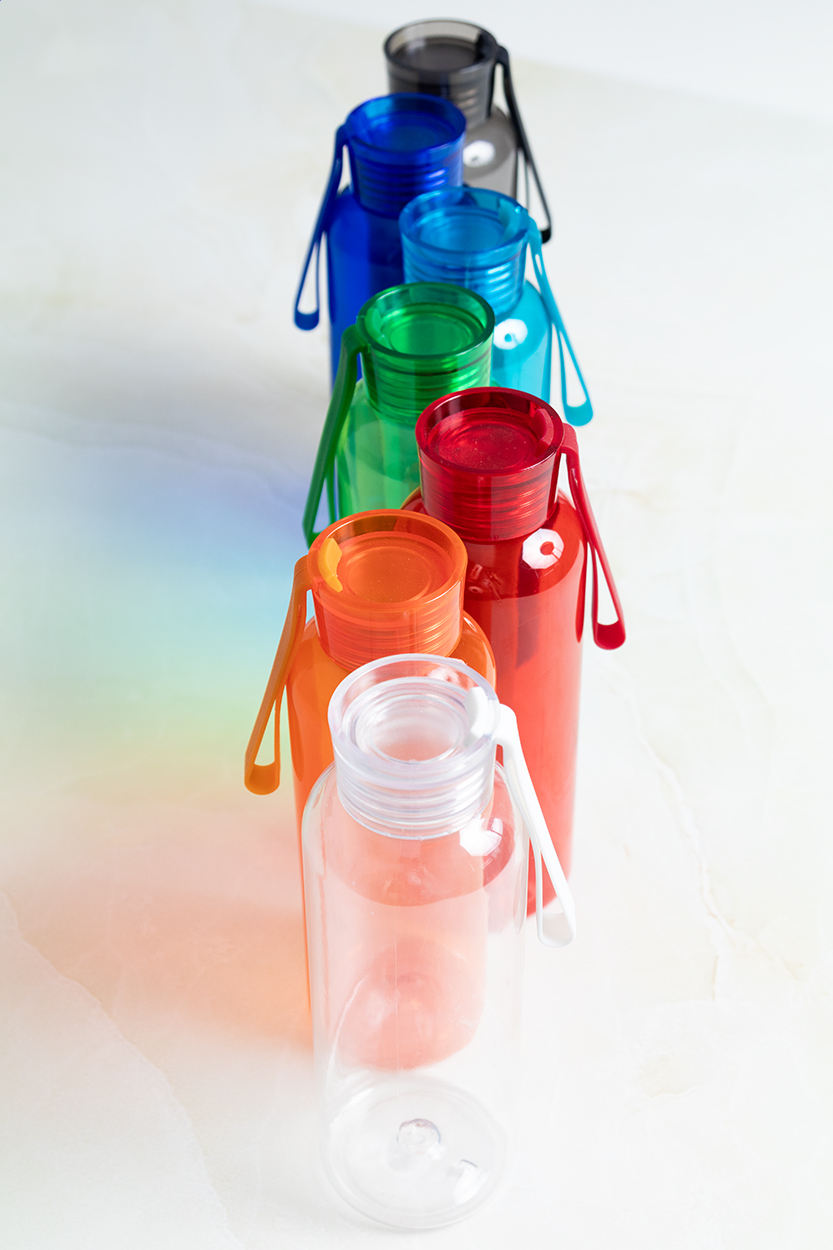 Transparente Trinfklasche, 500 ml