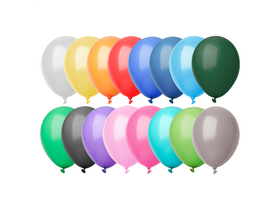 Luftballons nach Wunsch, Pastellfarben