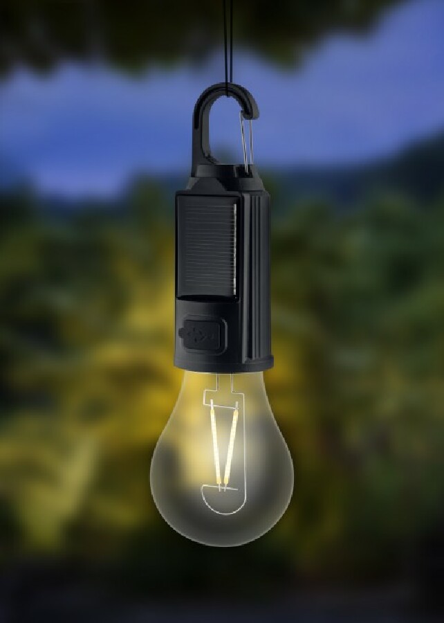 Solar-Licht in Glühbirnenform – Ansicht 2