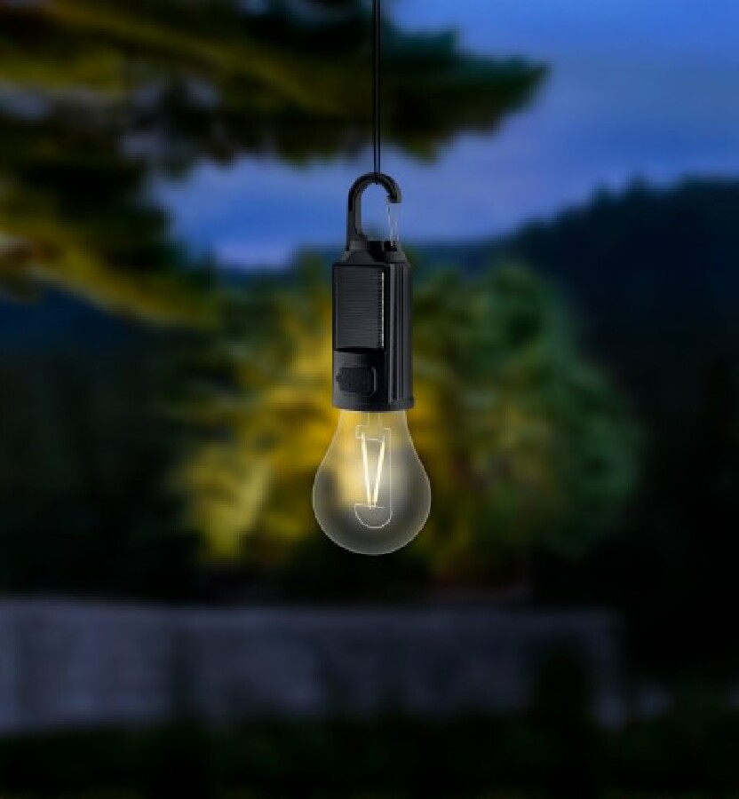 Solar-Licht in Glühbirnenform